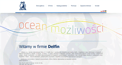 Desktop Screenshot of delfin.biz.pl