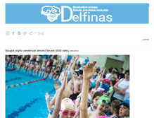 Tablet Screenshot of delfin.lt